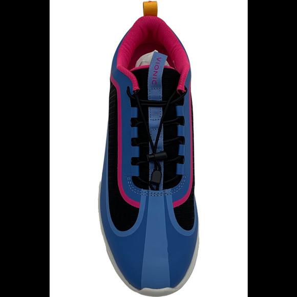 Vionic Waterproof Bungee Lace Sneakers Guinn Azure - Medium - Picture 3 of 4